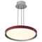Nuvo Bandon, 20 Inch LED Pendant, Gray with Red Wrap, Acrylic Lens 62/3011 - alternate 3